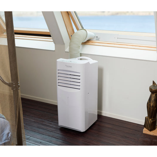 Bestron aac9000 mobiele airconditioner (wit, koelvermogen 2,6 kw | met cfc-vrij koelmiddel | 9000 btu h)