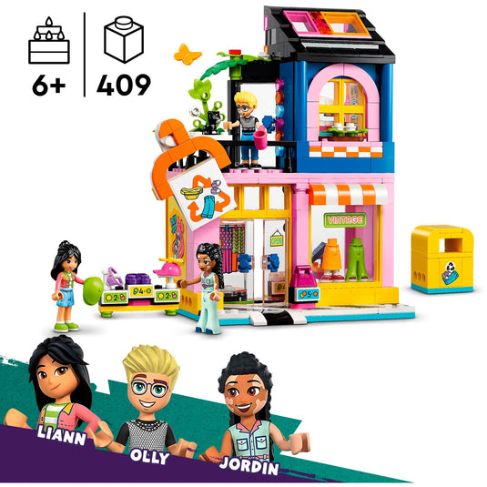 Lego friends - vintage kledingwinkel constructiespeelgoed (42614)