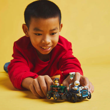 Lego city - raceautopakket: vliegtuig vs. ziekenhuisbed constructiespeelgoed (60459 | zeepkistenraceset)