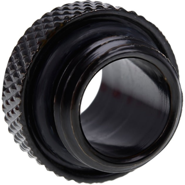 Load image into Gallery viewer, Alphacool eiszapfen double nippel g1 4 outer thread to g1 4 outer thread verbinding (zwart, voor zachte slangen (pvc, silicone, neopreen))
