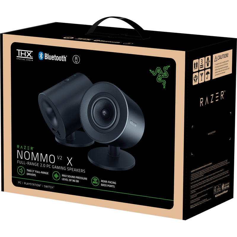 Load image into Gallery viewer, Razer nommo v2 x luidspreker (zwart, usb, bluetooth)
