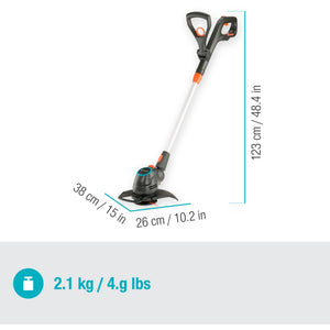 Gardena comfortcut 23 18v p4a solo grastrimmer (grijs oranje, 14701-55, accu niet inbegrepen)