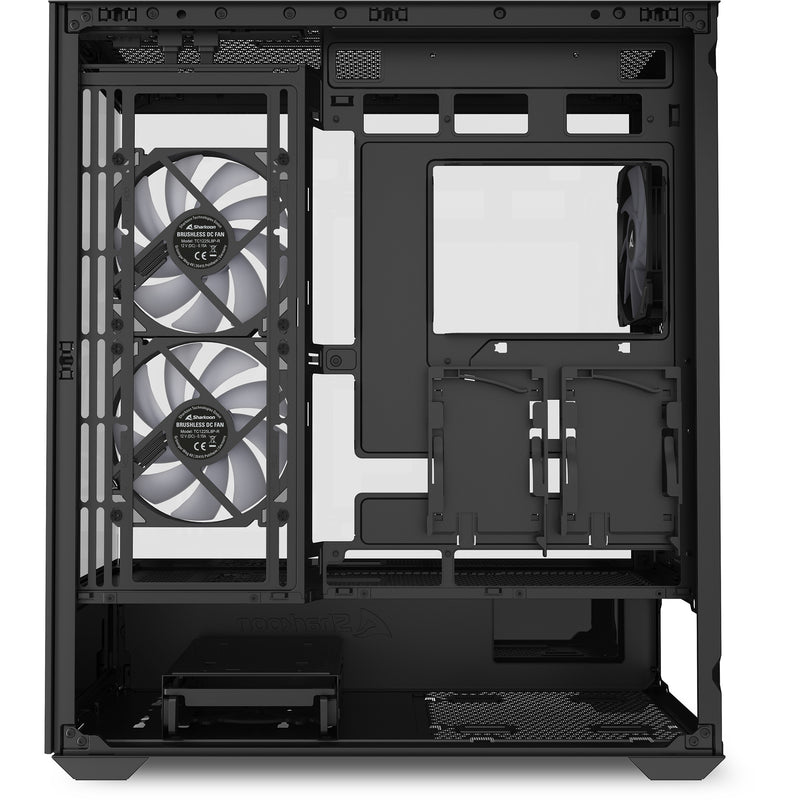 Load image into Gallery viewer, Sharkoon sk6 argb midi tower behuizing (zwart | 2x usb-a | rgb | tempered glass)
