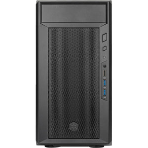 Silverstone fara 311 midi tower behuizing (zwart | 3x usb-a)