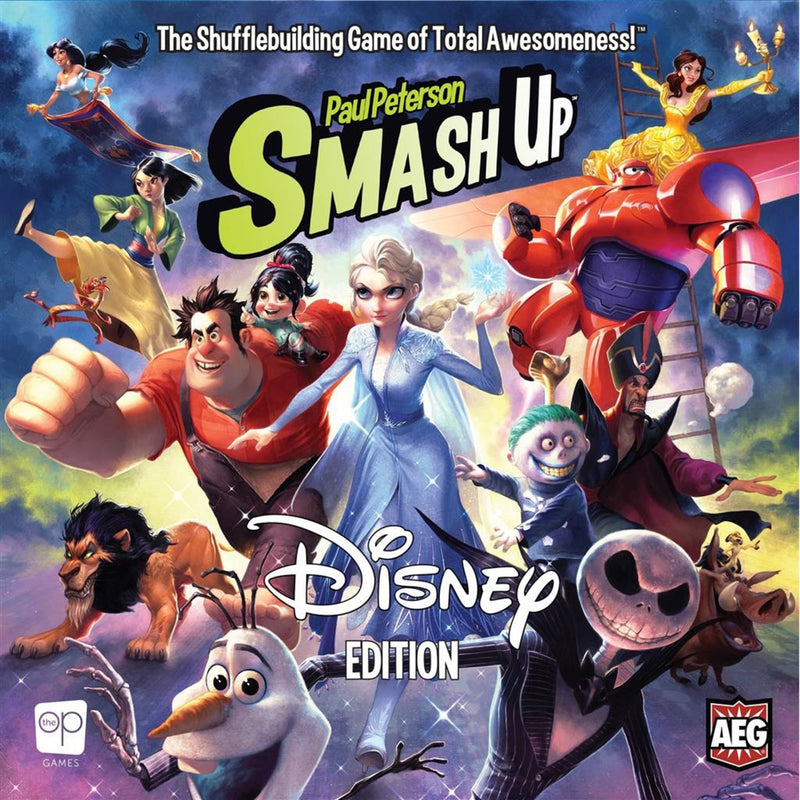 Load image into Gallery viewer, Disney european player network smash up: edition kaartspel (engels, 2 spelers, 30 - 45 minuten, vanaf 14 jaar)
