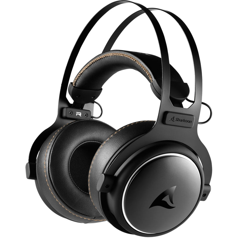 Load image into Gallery viewer, Sharkoon skiller sgh50 over-ear gaming headset (zwart, pc, playstation 4, playstation 5, xbox series s|x)
