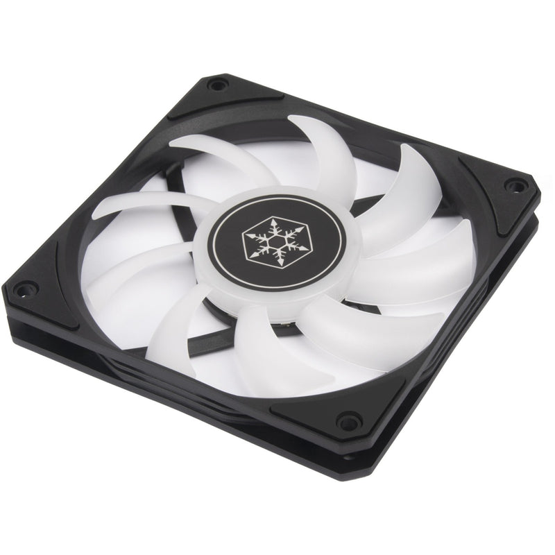 Load image into Gallery viewer, Silverstone air slimmer 120 argb case fan (zwart, 120 x 120 x 15 mm, pwm)
