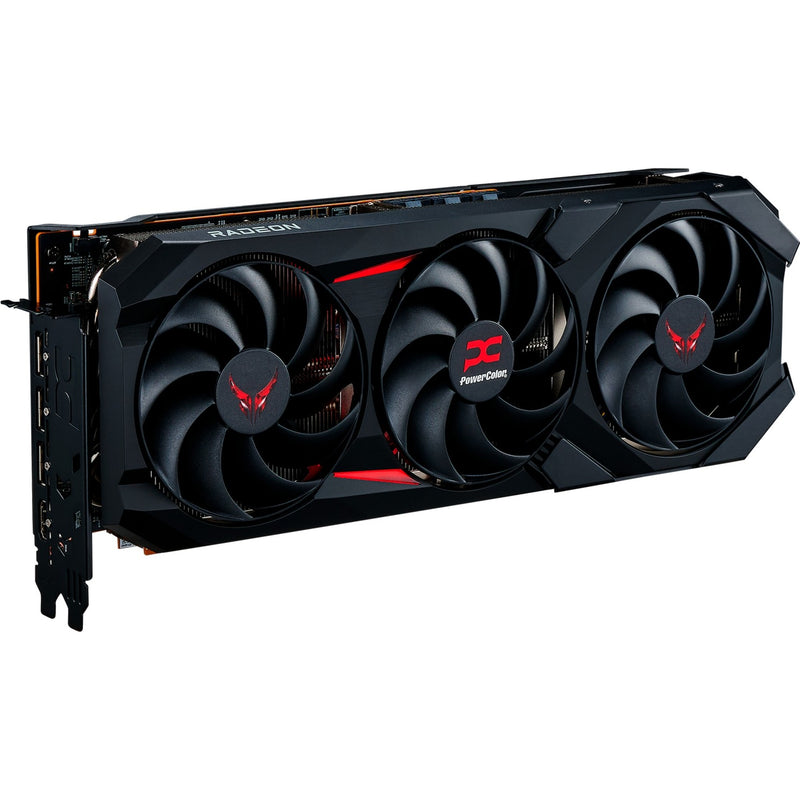 Afbeelding laden in galerijviewer, Powercolor radeon rx 9070 xt red devil 16gb oc grafische kaart (zwart, rdna4, gddr6, 3x displayport, 1x hdmi 2.1)
