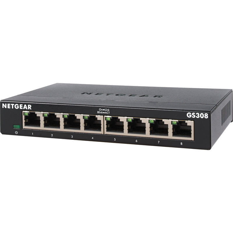 Load image into Gallery viewer, Netgear gs308 switch (zwart)

