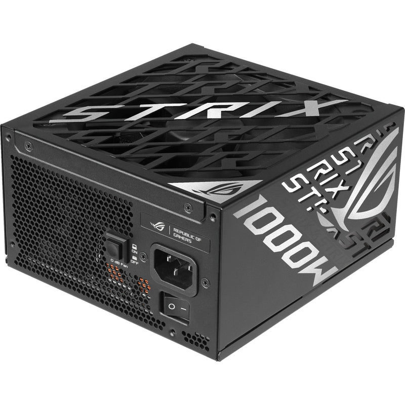 Load image into Gallery viewer, Asus rog strix platinum modulaire 1000 watt voeding (zwart, 1x 12v-2x6, 4x pcie)
