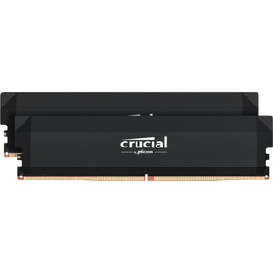 Crucial 32 gb ddr5-6000 (2x 16 gb) dual-kit werkgeheugen (zwart, cp2k16g60c36u5b, pro oc, xmp 3.0, expo)