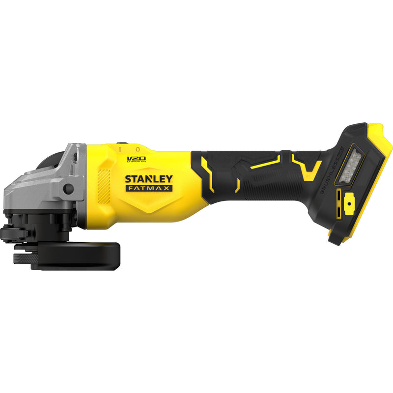Load image into Gallery viewer, Stanley fatmax v20 18v haakse slijper 125mm (zwart geel, accu en oplader niet inbegrepen)
