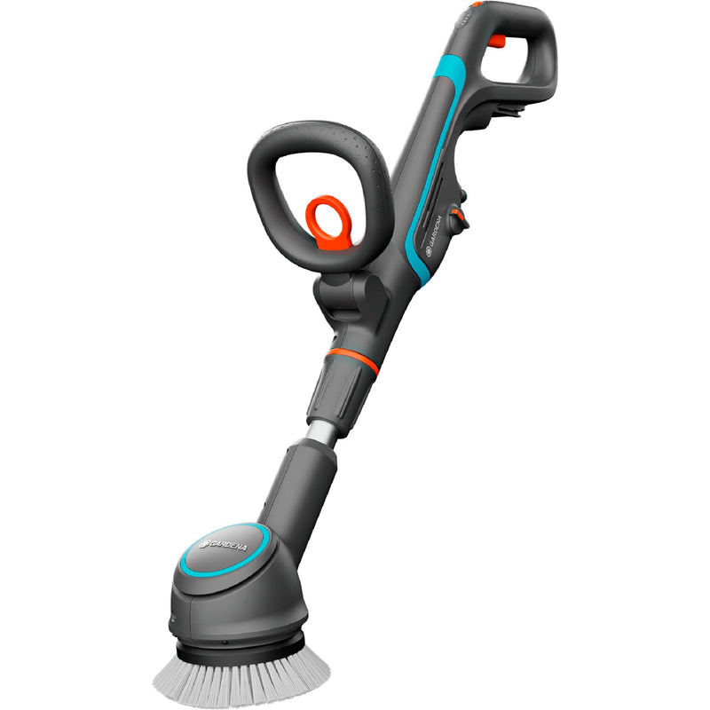 Load image into Gallery viewer, Gardena aquabrush compact accu-multireiniger 02 18v p4a solo vloerreiniger (grijs turquoise, 14840-55, power for all alliance, accu en lader niet inbegrepen)
