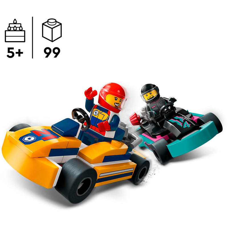 Afbeelding laden in galerijviewer, Lego city karts en racers - 60400
