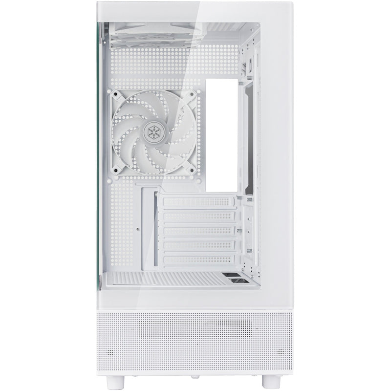 Load image into Gallery viewer, Silverstone lucid 04 mini tower behuizing (wit | 2x usb-a | 1x usb-c | rgb | tempered glass)
