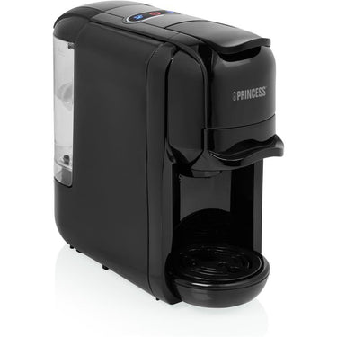 Princess multi capsule koffiemachine 3-in-1 capsule machine (zwart, nespresso, dolce gusto, e.s.e.)