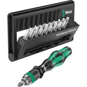 Wera kraftform kompakt 10 bitset (zwart groen, 10-delig)