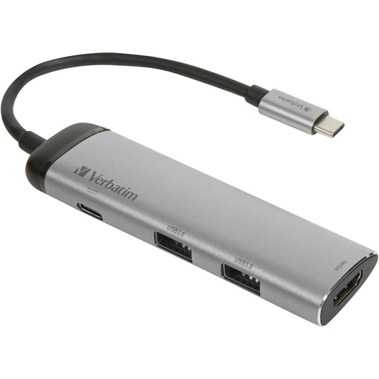 Verbatim USB 3.2 Gen 1 multiport hub, USB-C > 2x USB-A + US