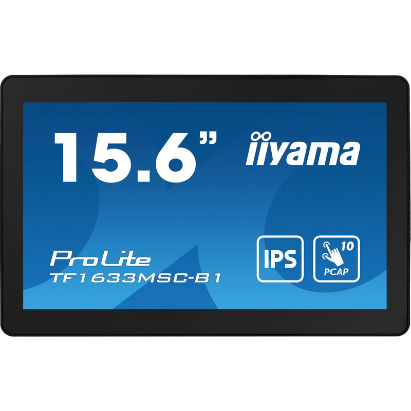 Load image into Gallery viewer, Iiyama prolite tf1633msc-b1 15.6 touchscreen monitor (zwart, hdmi, displayport, 2x usb-a)
