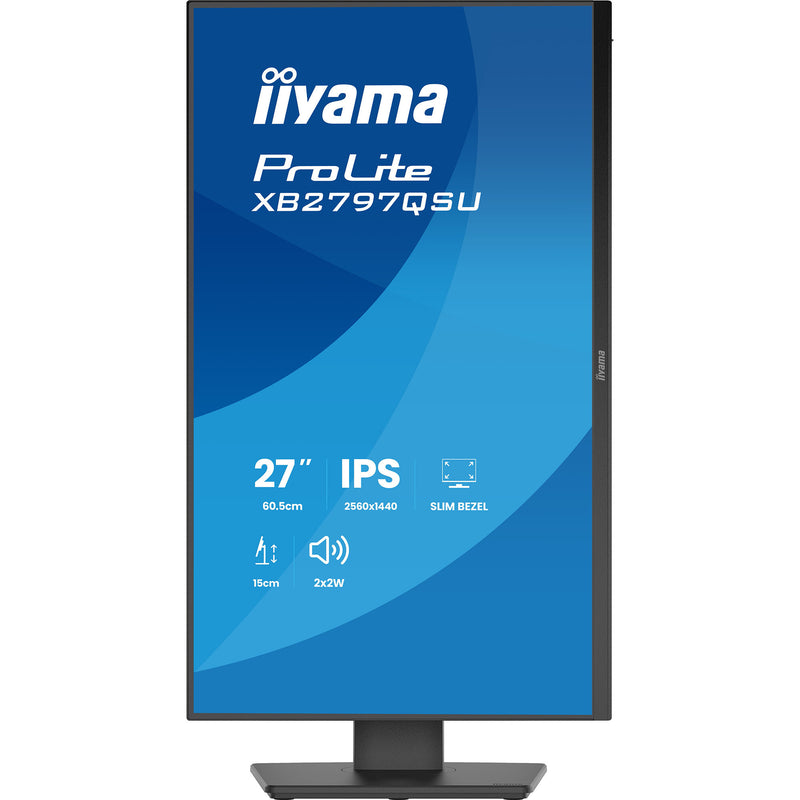 Load image into Gallery viewer, Iiyama prolite xb2797qsu-b1 27 monitor (zwart (mat), hdmi, displayport, usb, audio)
