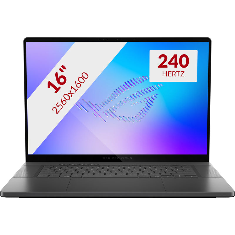 Afbeelding laden in galerijviewer, Asus rog zephyrus g16 gu606ar-tb107w 16 gaming laptop (grijs | core ultra 9 386h | rtx 5070 ti | 32 gb | 1 tb ssd)
