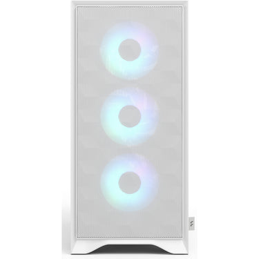 Fractal design pop 2 air rgb midi tower behuizing (wit | 1x usb-a | 1x usb-c | rgb | tempered glass)