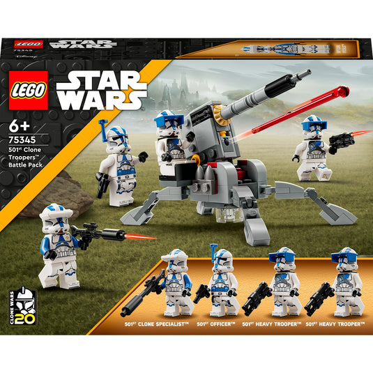 Lego star wars 501st clone troopers battle pack bouwbaar speelgoed met minifiguren - 75345