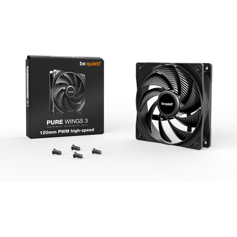 Load image into Gallery viewer, Be quiet! pure wings 3 pwm high-speed case fan (zwart, 120 x 120 x 25 mm)

