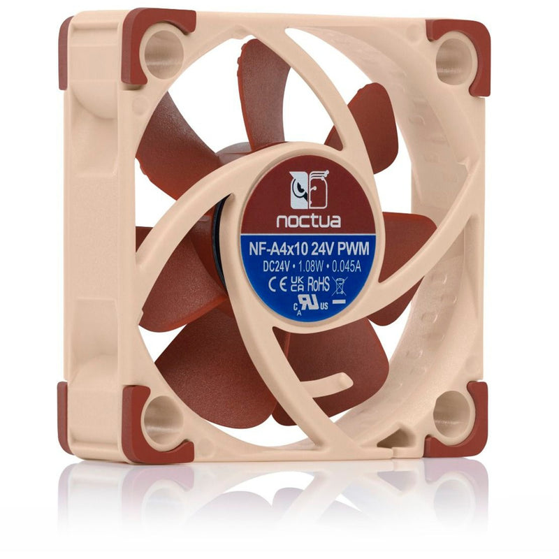 Load image into Gallery viewer, Noctua nf-a4x10 24v pwm case fan (bruin, 40 x 40 x 10 mm)
