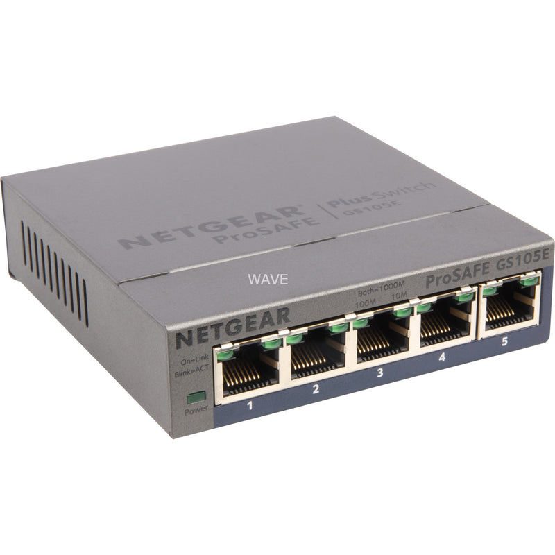Load image into Gallery viewer, Netgear prosafe gs105e v2 switch (grijs)
