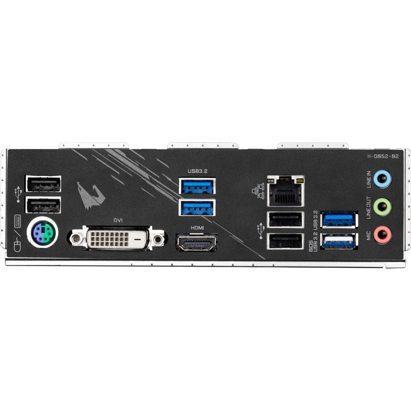 Load image into Gallery viewer, Gigabyte b550m aorus elite socket am4 moederbord (zwart grijs, raid, gb-lan, sound, µatx)
