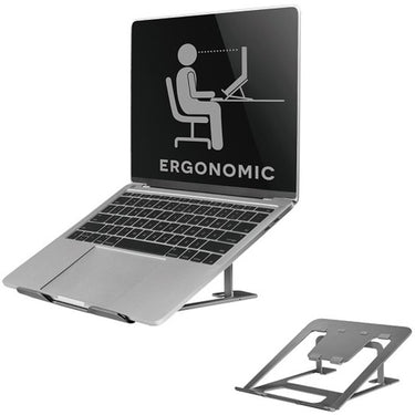 Neomounts nsls085grey opvouwbare laptop standaard (grijs)