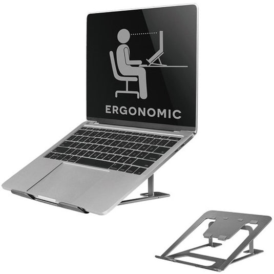 Neomounts nsls085grey opvouwbare laptop standaard (grijs)