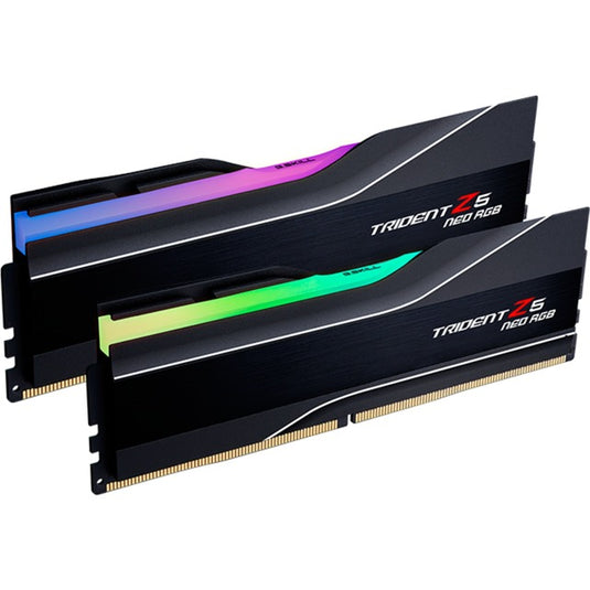 G.skill 32 gb ddr5-6000 (2x 16 gb) kit werkgeheugen (zwart, f5-6000j3038f16gx2-tz5nr, trident z5 neo rgb, expo)