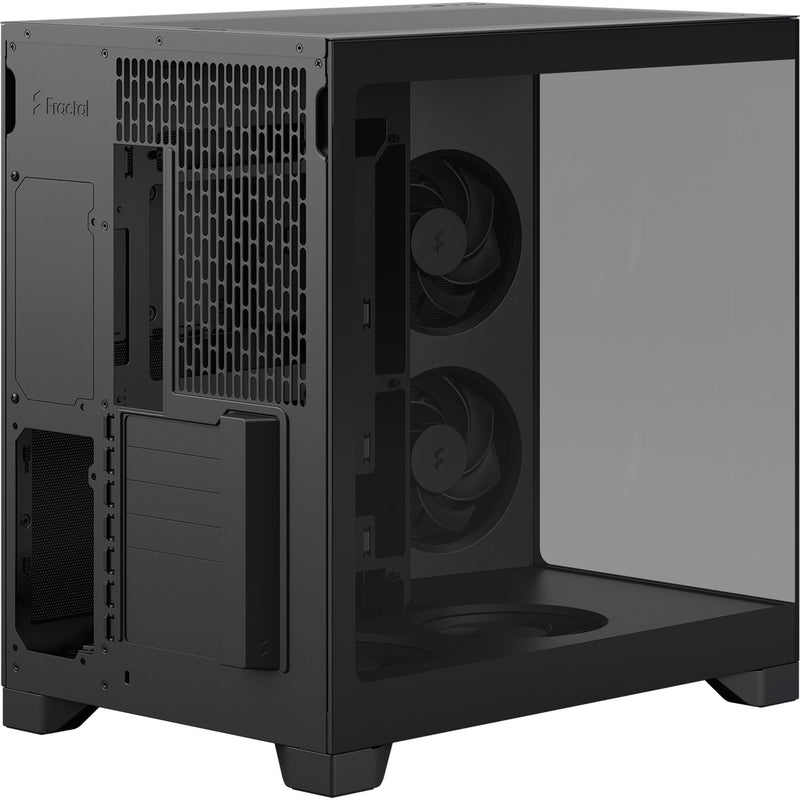 Afbeelding laden in galerijviewer, Fractal design pop 2 vision midi tower behuizing (zwart | 1x usb-a | 1x usb-c | tempered glass)
