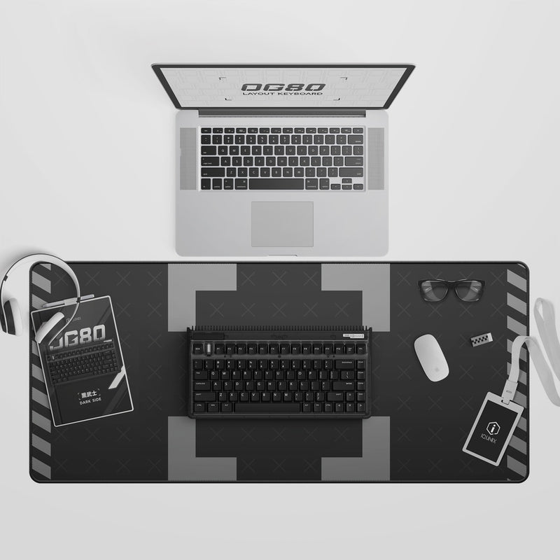 Load image into Gallery viewer, Iqunix og80 dark side wireless mechanical keyboard, gaming toetsenbord (zwart, us lay-out, cherry mx blue, rgb leds, 80% (tkl), hot-swappable, pbt, 2.4ghz | bluetooth 5.1 | usb-c)
