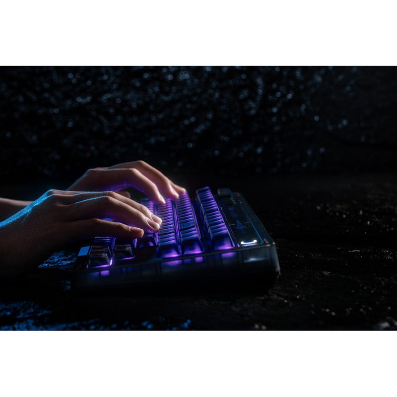 Afbeelding laden in galerijviewer, 8bitdo retro 87 mechanical keyboard - mecha break (zwart, us lay-out (qwerty), kailh box jellyfish pro glaze, 80% (tkl), abs keycaps, hot-swap, bluetooth le 5.0, wireless 2.4ghz, usb)
