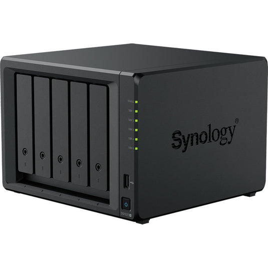Synology diskstation ds1525+ nas (zwart, 2x lan, usb)
