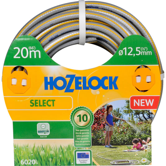 Hozelock 6020 select slang (grijs geel, 20 meter, ø 12,5 mm)