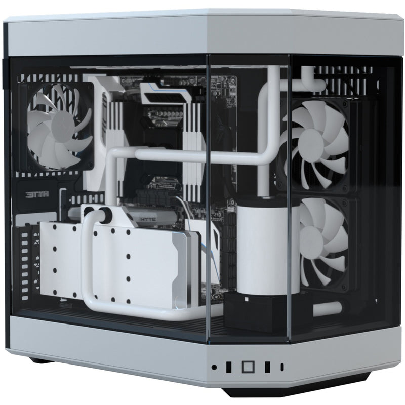 Load image into Gallery viewer, Hyte y60 midi tower behuizing (wit zwart | 3x usb-a | tempered glass)
