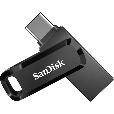 Sandisk ultra dual drive go 128 gb usb-stick (zwart, usb-a 3.2 (5 gbit s), usb-c 3.2 (5 gbit s))