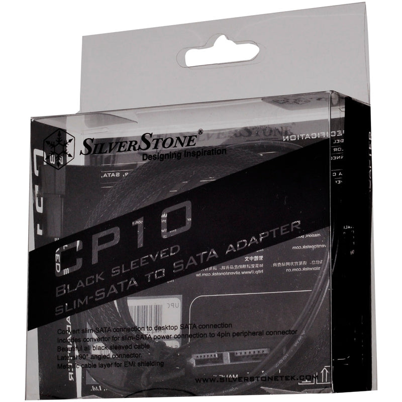 Load image into Gallery viewer, SilverStone SilverStone Slim SATA 2-in-1 Datakabel + Stroomadapter

