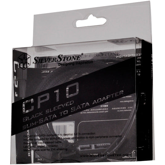 SilverStone SilverStone Slim SATA 2-in-1 Datakabel + Stroomadapter