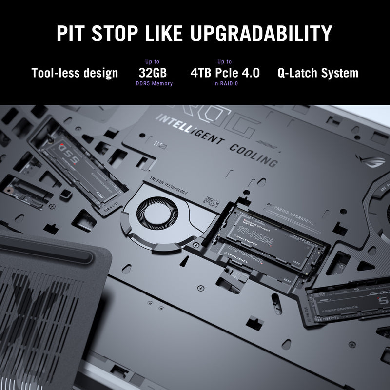 Afbeelding laden in galerijviewer, Asus rog strix g16 g615lp-s5016w 16 gaming laptop (zwart grijs | core ultra 9 275hx | rtx 5070 | 32 gb | 1tb ssd)
