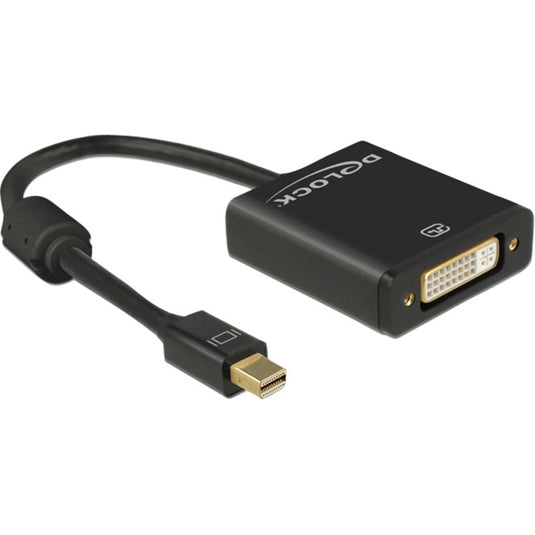 Delock mini-displayport naar dvi 4k adapter (zwart)