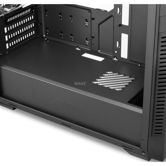 Sharkoon s1000 midi tower behuizing (zwart | 2x usb-a)