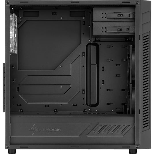 Sharkoon s25-w midi tower behuizing (zwart | 2x usb-a | window)