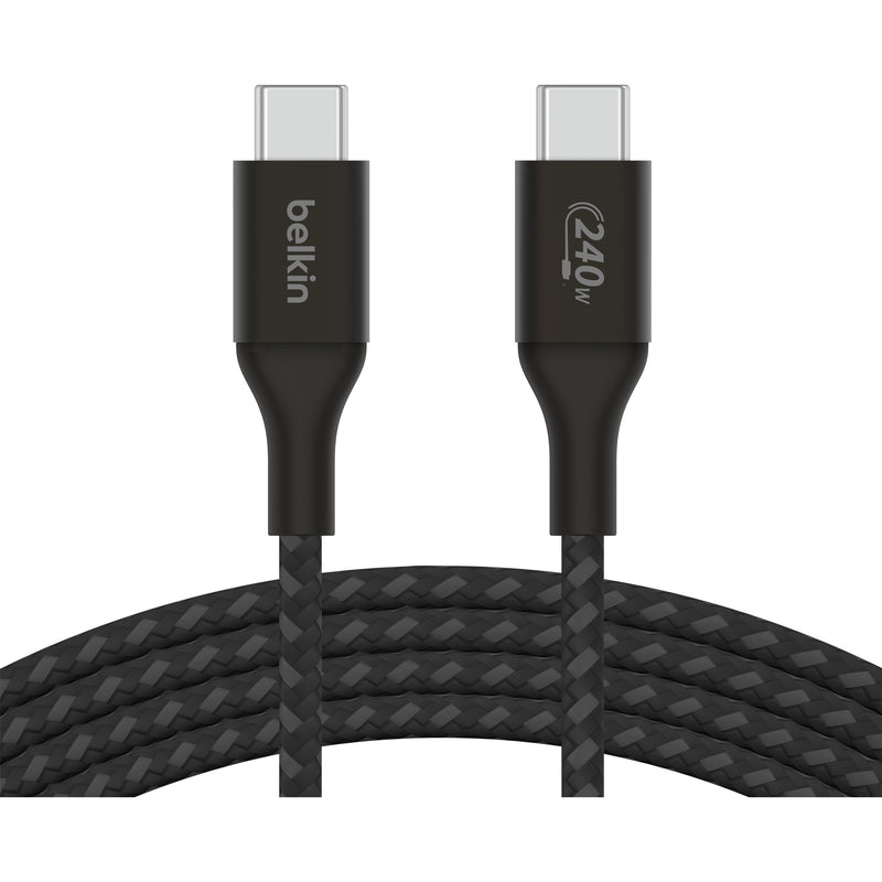 Load image into Gallery viewer, Belkin boostcharge usb-c > usb-c kabel (zwart, 1 meter, 240 w)
