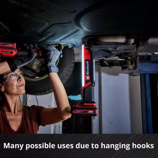 Einhell te-cl 18 1000 s li - solo accu werklamp (rood zwart, accu en oplader niet inbegrepen)