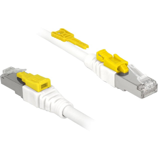 Load image into Gallery viewer, Delock patchkabel rj-45 secure met cat.6a (wit, 85333, 3 meter)
